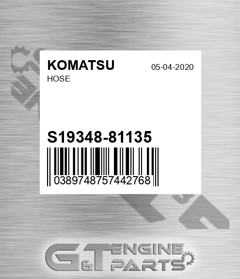 S19348-81135 Hose