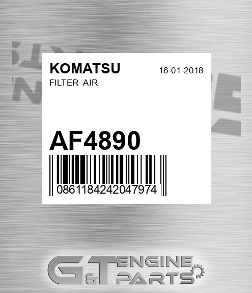 AF4890 KOMATSU Filter Air