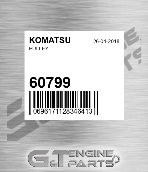 60799 KOMATSU Pulley