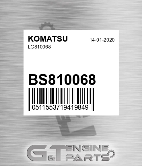 BS810068 KOMATSU Lg810068