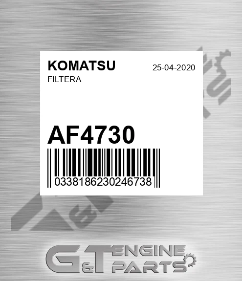 AF4730 KOMATSU Filtera