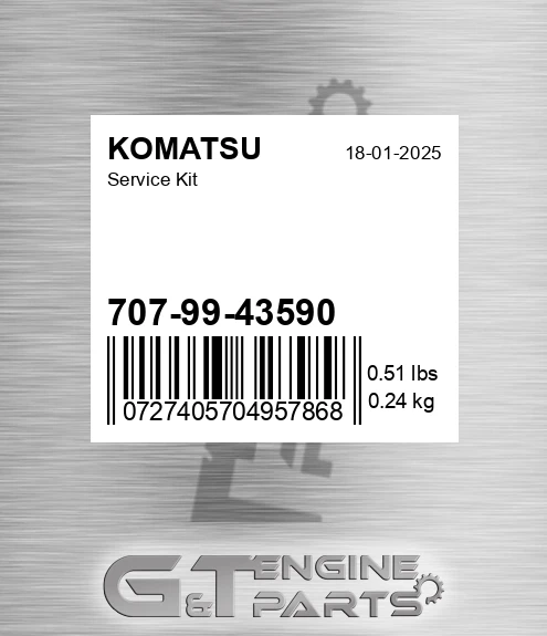 707-99-43590 Service Kit