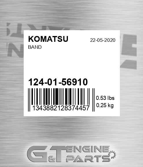 124-01-56910 Band for KOMATSU