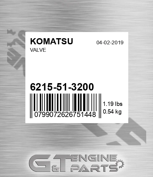 6215-51-3200 Valve