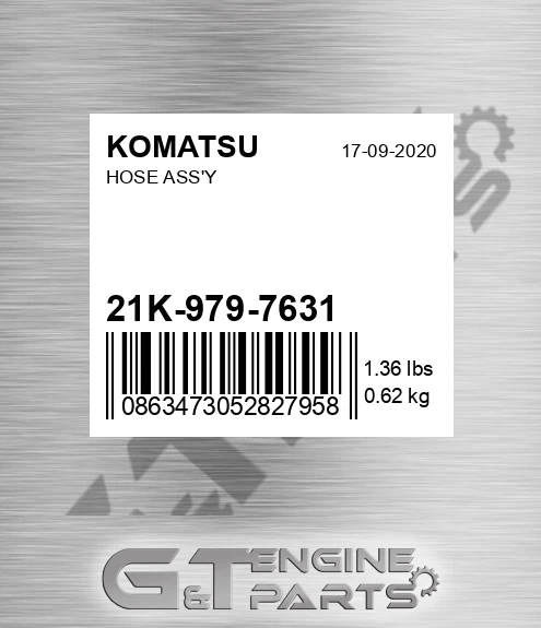 21K-979-7631 Hose Ass'y for KOMATSU