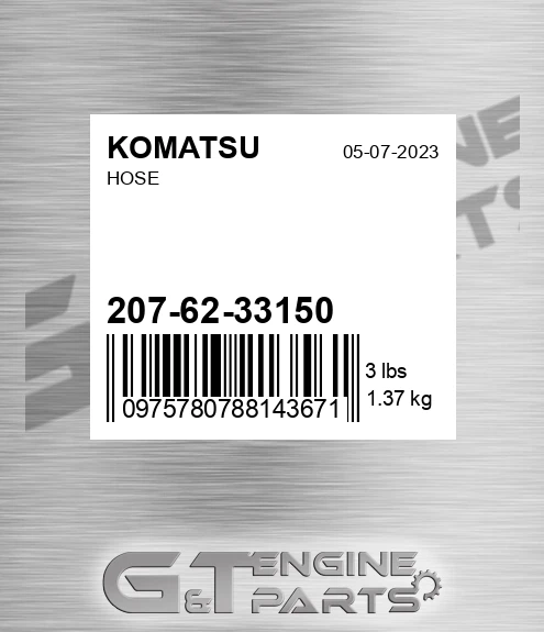 207-62-33150 Hose