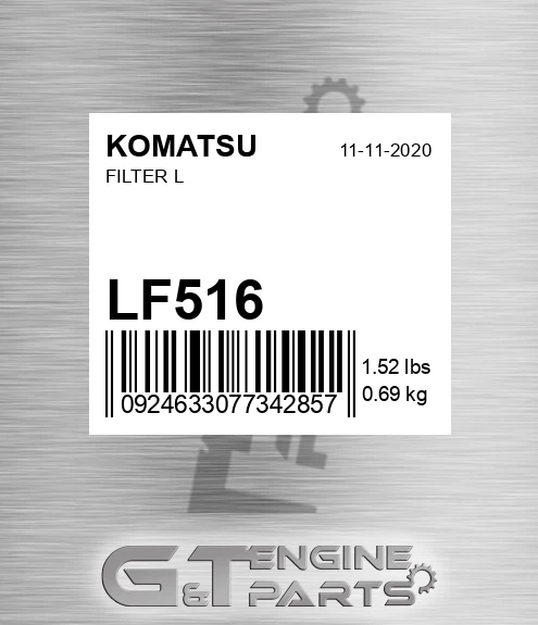 LF516 KOMATSU Filter L