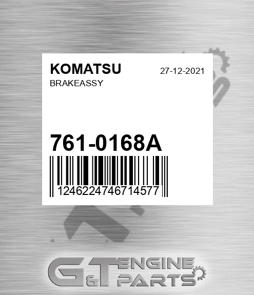 761-0168A Brakeassy for KOMATSU
