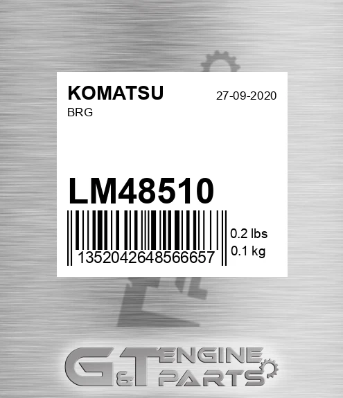 LM48510 KOMATSU Brg