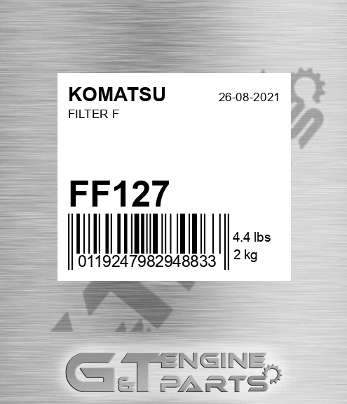 FF127 KOMATSU Filter F