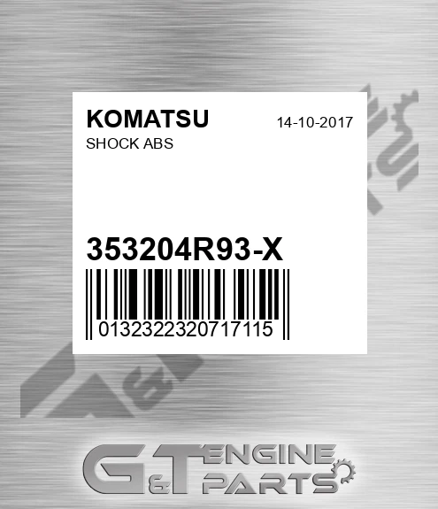 353204R93-X Shock Abs for KOMATSU