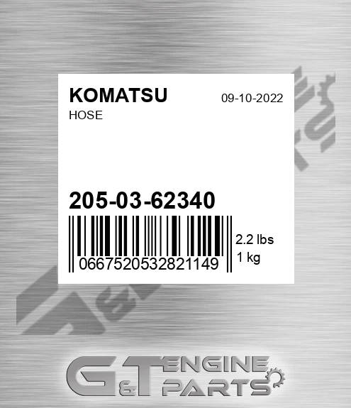 205-03-62340 Hose for KOMATSU