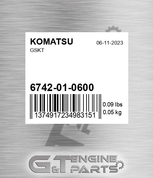 6742-01-0600 Gskt