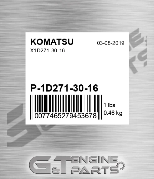 P-1D271-30-16 X1d271-30-16