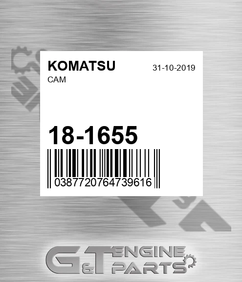 18-1655 Cam for KOMATSU