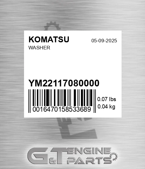 YM22117080000 Washer