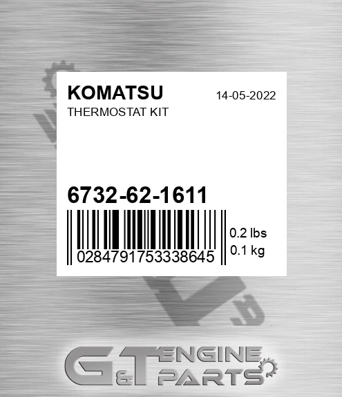 6732-62-1611 Thermostat Kit for KOMATSU
