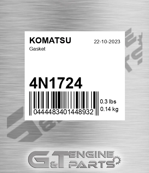 4N1724 Gasket for KOMATSU