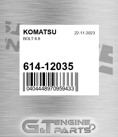 614-12035 Bolt 8.8