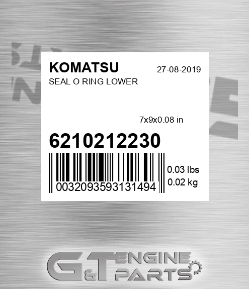 6210-21-2230 Seal O Ring Lower