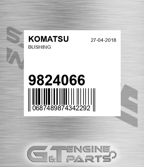 9824066 Bushing for KOMATSU