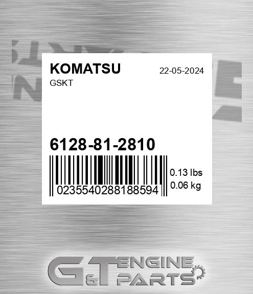 6128-81-2810 Gskt for KOMATSU