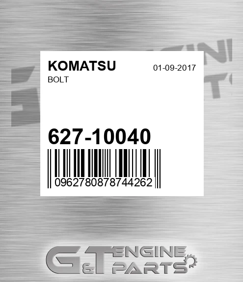 627-10040 Bolt