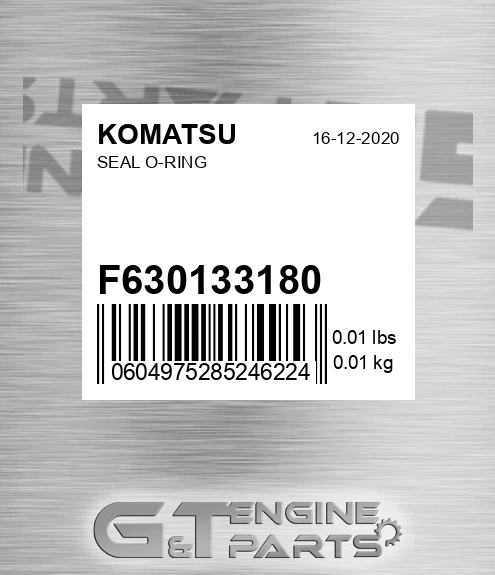 F6301-33180 Seal O-ring