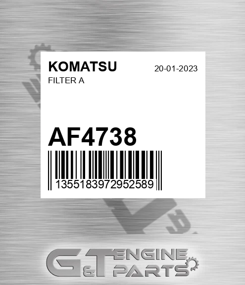 AF4738 Filter A