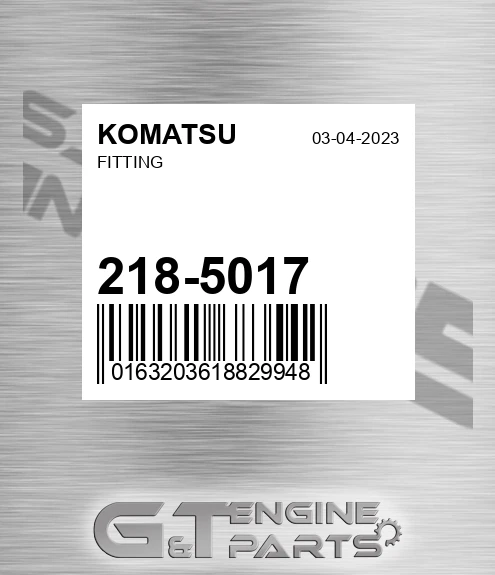 218-5017 Fitting for KOMATSU