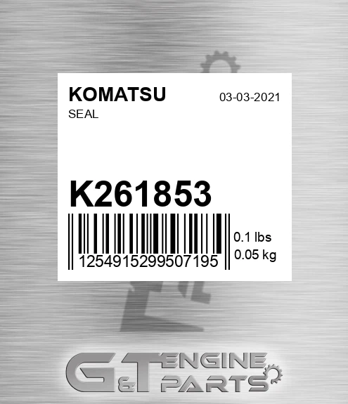 K261853 Seal