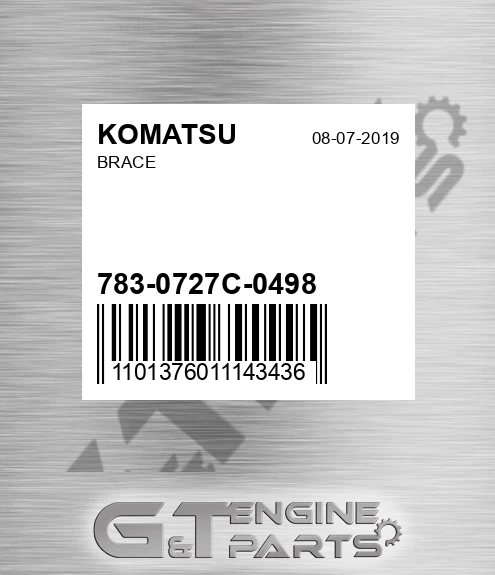 783-0727C-0498 Brace