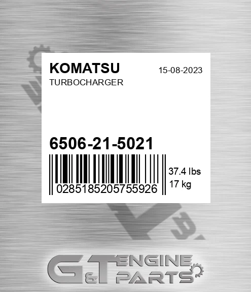 6506-21-5021 Turbocharger