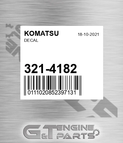 321-4182 Decal