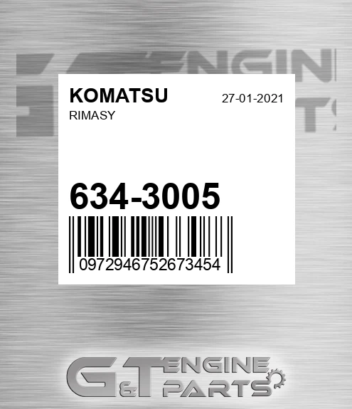 634-3005 Rimasy for KOMATSU