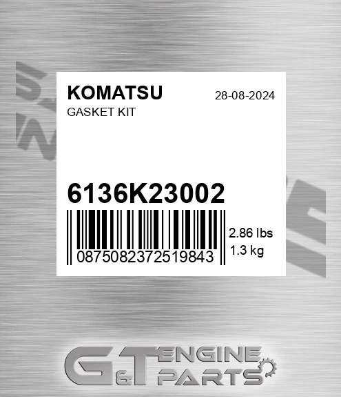 6136-K2-3002 Gasket Kit for KOMATSU