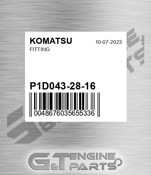 P1D043-28-16 Fitting