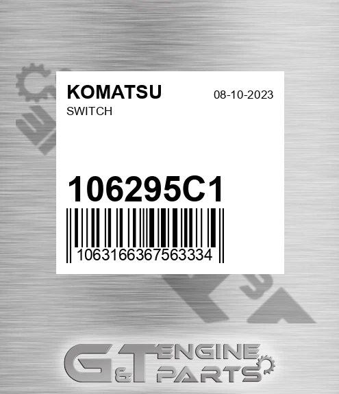106295C1 KOMATSU Switch
