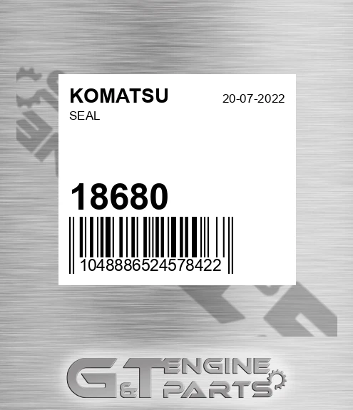18680 Seal for KOMATSU