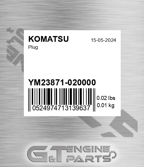 YM23871-020000 Plug