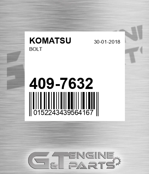 409-7632 Bolt