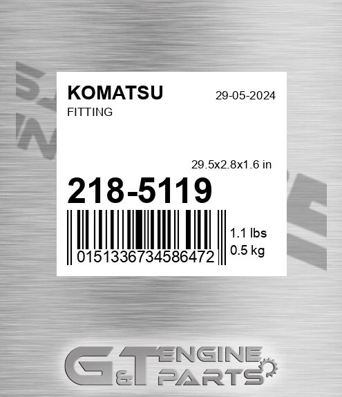 218-5119 Fitting for KOMATSU