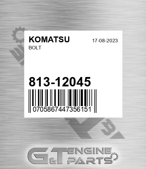 813-12045 Bolt