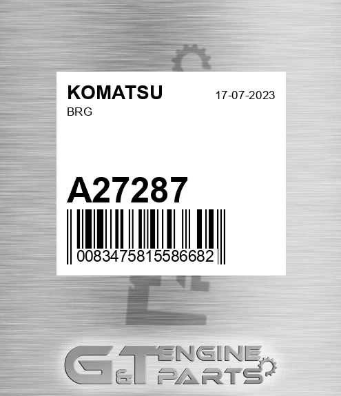 A27287 Brg