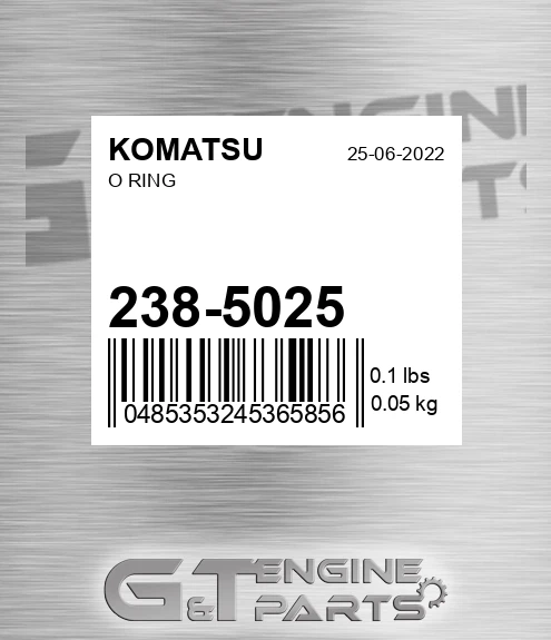 238-5025 O Ring