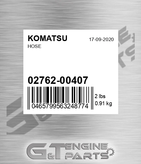 02762-00407 Hose
