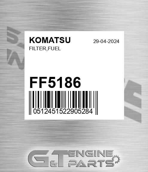 FF5186 KOMATSU Filter,fuel