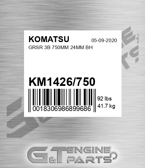 KM1426/750 Grsr 3b 750mm 24mm Bh
