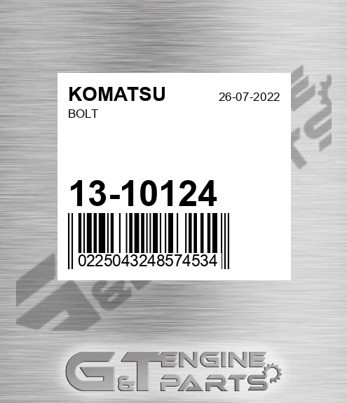 13-10124 Bolt