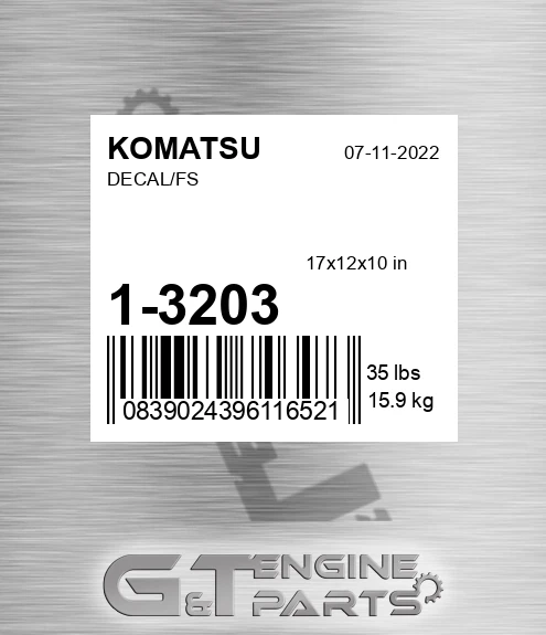 1-3203 Decal/fs